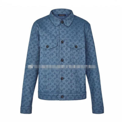 Louis vuitton 2020 Mm/Wm Monogram Trendy Denim Jackets - 루이비통 2020 남자 모노그램 트렌디 데님 자켓 Lou01534x.Size(s - 2xl).블루