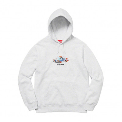 [슈프림]Supreme 2020 Mm/Wm Logo Cotton HoodT - 슈프림 2020 남자 로고 코튼 기모 후드티 Sup0083x.Size(s - xl).그레이