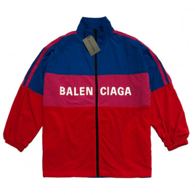 [발렌시아가]Balenciaga 2019 Mens Logo Oversize Windproof Jacket - 발렌시아가  2019 남성 로고 오버사이즈 방풍자켓 Bal0444x.Size(s - xl).레드