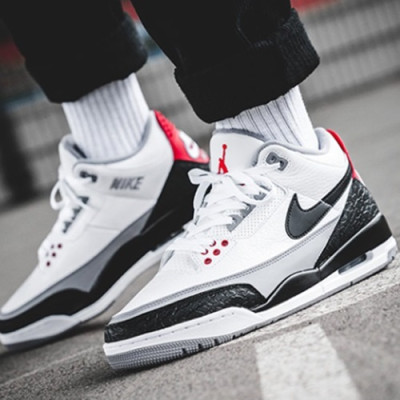 Air Jordan 3 x Nike 2019  Mens Running Shoes - 에어조던 3 x 나이키 2019 남성용 런닝슈즈 ,AIRJS0172, Size(255 - 280), 화이트