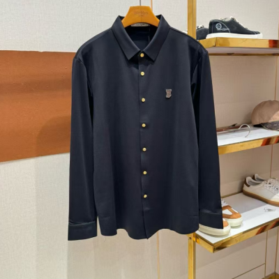 [버버리]Burberry 2025 Mens Classic Casual Cotton Tshirts - 버버리 2025 남성 클래식 캐쥬얼 코튼 셔츠 Bur01889x.Size(m - 3xl).블랙