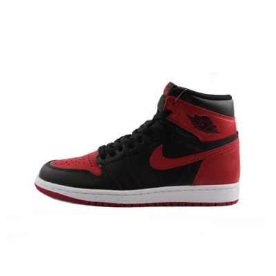 Air Jordan 1 x Nike 2019  Mens Running Shoes - 에어조던 1 x 나이키 2019 남성용 런닝슈즈 ,AIRJS0192, Size(255 - 280),블랙+레드