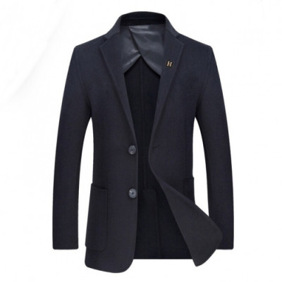 [매장판]Hermes 2020 Mens Business Cashmere Suit Jackets - 에르메스 2020 남성 비지니스 캐시미어 슈트 자켓 Her0359x.Size(m - 3xl).블랙