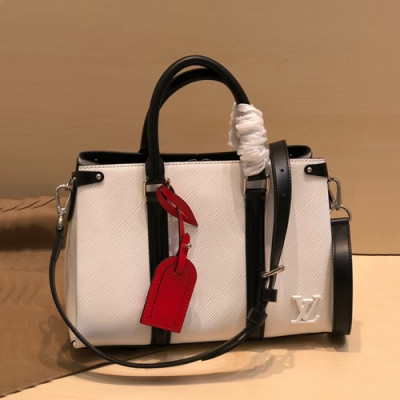 Louis Vuitton 2019 Epi  Twist Tote Shoulder Bag,29cm - 루이비통 2019 에삐 트위스트 토트 숄더백 M55163,LOUB1933,29cm,화이트