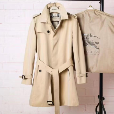 [버버리]Burberry 2023 Mens Vintage Cotton Trench Coats - 버버리 2023 남성 빈티지 코튼 트렌치 코트 Bur01965x.Size(m - 2xl).베이지