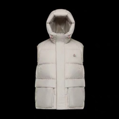 [몽클레어]Moncler 2020 Mens Patch Logo Modern Duck Down Padding Vest - 몽클레어 2020 남성 패치 로고 모던 덕다운 패딩 조끼 Moc01362x.Size(m - 3xl).그레이