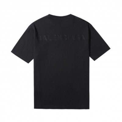 [발렌시아가]Balenciaga 2020 Mm/Wm Logo Cotton Short Sleeved Tshirts - 발렌시아가 2020 남자 로고 오버사이즈 코튼 반팔티 Bal0461x.Size(xs - m).블랙