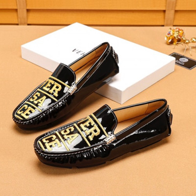 Versace  2019 Mens Leather Loafer - 베르사체 2019 남성용 레더 로퍼 VERS0271,Size(240 - 270).블랙