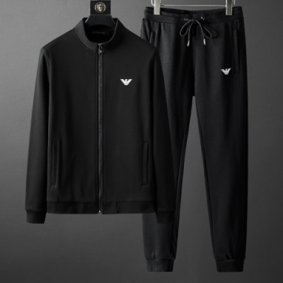 [알마니]Emporio Armani 2020 Mens Cotton Training Clothes&Pants - 알마니 2020 남성 코튼 트레이닝복&팬츠 Arm0578x.Size(m - 4xl).블랙