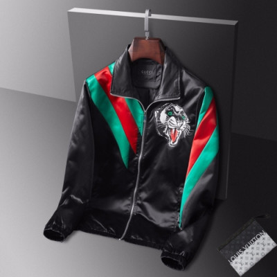 [구찌]Gucci 2020 Mens Logo Casual Jackets - 구찌 2020 남성 로고 캐쥬얼 자켓 Guc02048x.Size(m - 3xl).블랙