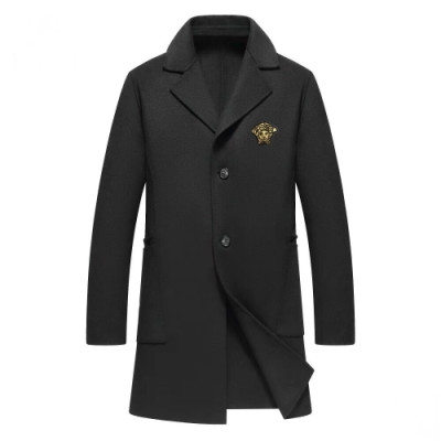 [베르사체]Versace 2020 Mens Business Cashmere Coats - 베르사체 2020 남성 비지니스 캐시미어 코트 Ver0516x.Size(l - 3xl).블랙