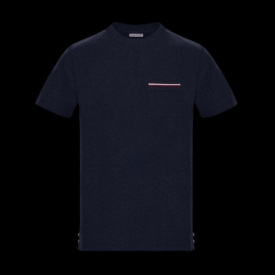 [매장판]Moncler 2020 Mens Logo Cotton Short Sleeved Tshirts - 몽클레어 2020 남성 로고 코튼 반팔티 Moc01406x.Size(m - 3xl).네이비