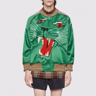 [구찌]Gucci 2020 Mens Casual Wolf Jackets - 구찌 2020 남성 캐쥬얼 울프 자켓 Guc02076x.Size(m - 2xl).그린