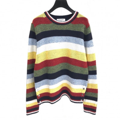 [톰브라운]Thom Browne 2020 Mens Strap Crew-neck Wool Sweaters - 톰브라운 2020 남성 스트랩 크루넥 울 스웨터 Thom0492x.Size(s - xl).레인보우