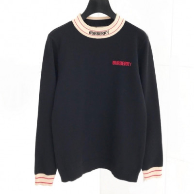 [버버리]Burberry 2020 Mm/Wm Retro Logo Crew-neck Wool Sweater - 버버리 2020 남자 레트로 로고 크루넥 울 스웨터 Bur02063x.Size(m - 2xl).블랙