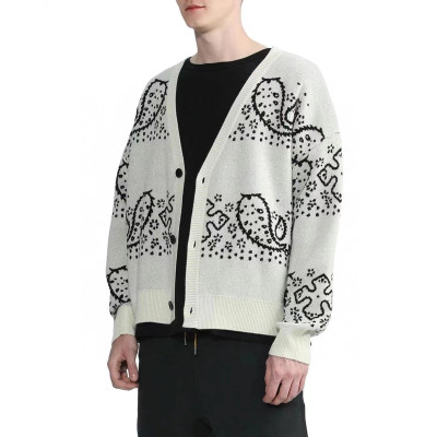 Amiri Mens V-neck Cardigan - 아미리 남성 브이넥 가디건 - ami78x