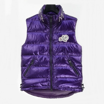 [몽클레어]Moncler 2020 Mens Patch Logo Modern Duck Down Padding Vest - 몽클레어 2020 남성 패치 로고 모던 덕다운 패딩 조끼 Moc01437x.Size(s - xl).퍼플