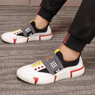 Louis Vuitton 2019 Mens Leather Sneakers - 루이비통 2019 남성용 레더 스니커즈 LOUS0515,Size(240 - 270).화이트