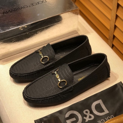 Dolce&Gabbana 2020 Mens Leather Loafer - 돌체앤가바나 2020 남성용 레더 로퍼 DGS0150,Size(240 - 280).블랙