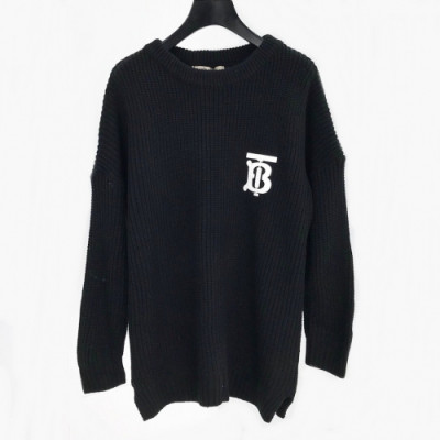 [버버리]Burberry 2020 Mm/Wm Retro Logo Crew-neck Sweaters - 버버리 2020 남자 레트로 로고 크루넥 스웨터 Bur02079x.Size(m - l).블랙