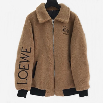 [로에베]Loewe 2020 Mens Logo Basic Flannel Down Jackets - 로에베 2020 남성 로고 베이직 플란넬 다운 자켓 Loe0163x.Size(s - xl).브라운