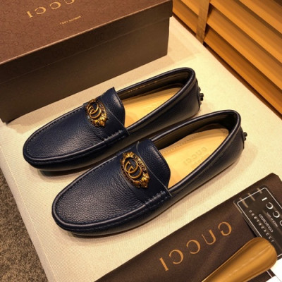 Gucci 2020 Mens Leather Loafer - 구찌 2020 남성용 레더 로퍼 GUCS0635,Size(240 - 280).네이비