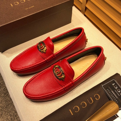 Gucci 2020 Mens Leather Loafer - 구찌 2020 남성용 레더 로퍼 GUCS0636,Size(240 - 280).레드