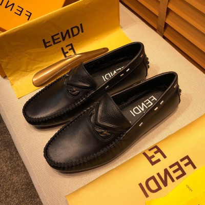 Fendi 2020 Mens Leather Loafer - 펜디 2020 남성용 레더 로퍼 FENS0269,Size(240 - 280).블랙