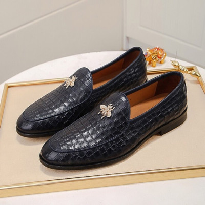 Gucci 2020 Mens Leather Loafer - 구찌 2020 남성용 레더 로퍼 GUCS0638,Size(240 - 270).네이비