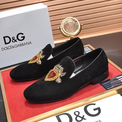 Dolce&Gabbana 2020 Mens Leather Loafer - 돌체앤가바나 2020 남성용 레더 로퍼 DGS0157,Size(240 - 270).블랙