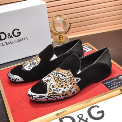 Dolce&Gabbana 2020 Mens Leather Loafer - 돌체앤가바나 2020 남성용 레더 로퍼 DGS0162,Size(240 - 270).블랙