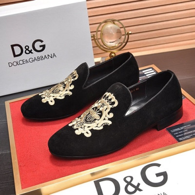 Dolce&Gabbana 2020 Mens Leather Loafer - 돌체앤가바나 2020 남성용 레더 로퍼 DGS0164,Size(240 - 270).블랙