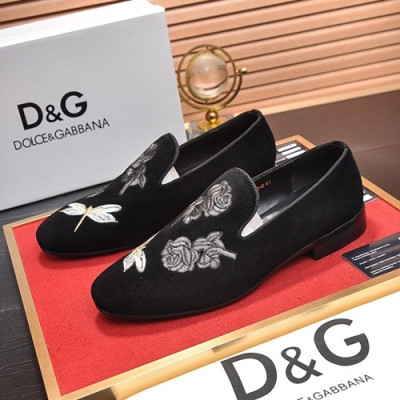 Dolce&Gabbana 2020 Mens Leather Loafer - 돌체앤가바나 2020 남성용 레더 로퍼 DGS0168,Size(240 - 270).블랙