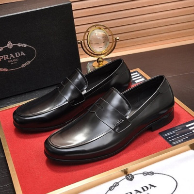 Prada 2020 Mens Leather Loafer - 프라다 2020 남성용 레더 로퍼,PRAS0264,Size(240 - 270).블랙