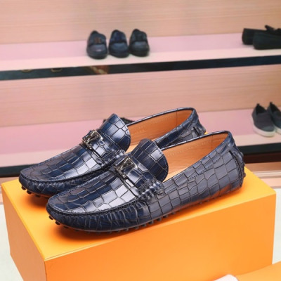 Louis Vuitton 2020 Mens Leather Loafer - 루이비통 2020 남성용 레더 로퍼 LOUS0564,Size(240 - 275).블루