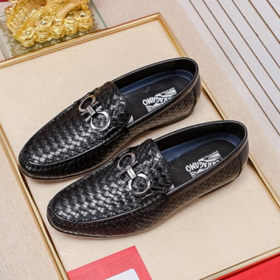 Ferragamo  2020 Mens Leather Loafer - 페라가모 2020 남성용 레더 로퍼 FGMS0170 ,Size(245 - 275).블랙