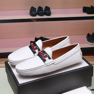 Gucci 2020 Mens Leather Loafer - 구찌 2020 남성용 레더 로퍼 GUCS0702,Size(240 - 275).화이트