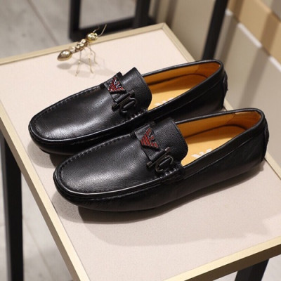 Armani 2019 Mens Leather Loafer - 알마니 2019 남성용 레더 로퍼 ARMS0141.Size (240 - 270).블랙