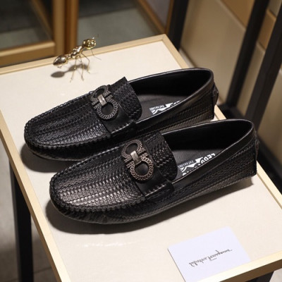 Ferragamo  2020 Mens Leather Loafer - 페라가모 2020 남성용 레더 로퍼 FGMS0186 ,Size(240 - 270).블랙