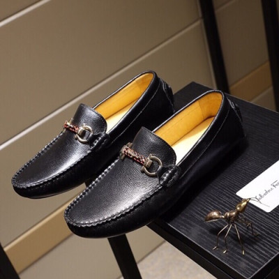 Ferragamo  2020 Mens Leather Loafer - 페라가모 2020 남성용 레더 로퍼 FGMS0189 ,Size(240 - 270).블랙