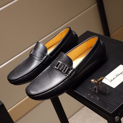 Ferragamo  2020 Mens Leather Loafer - 페라가모 2020 남성용 레더 로퍼 FGMS0193 ,Size(240 - 270).블랙