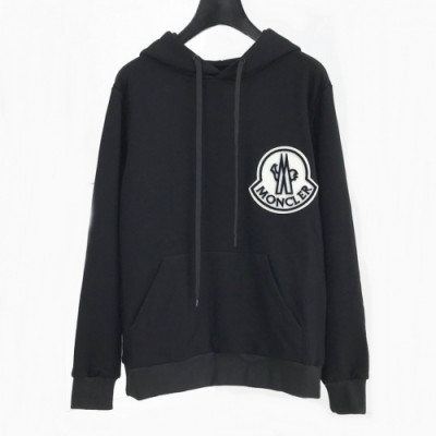 [몽클레어]Moncler 2020 Mens Logo Casual Cotton Hoodie - 몽클레어 2020 남성 로고 캐쥬얼 코튼 후디 Moc01459x.Size(m - 3xl).블랙