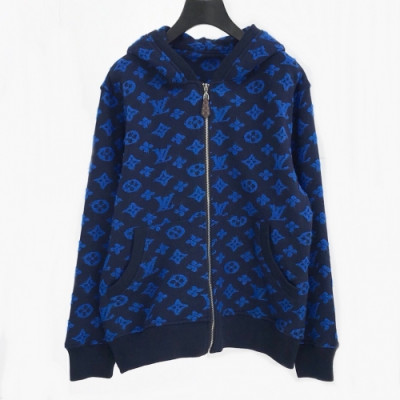 [루이비통]Louis vuitton 2020 Mm/Wm Logo Cotton Hoodie - 루이비통 2020 남자 로고 코튼 후디 Lou01662x.Size(m - 3xl).블루