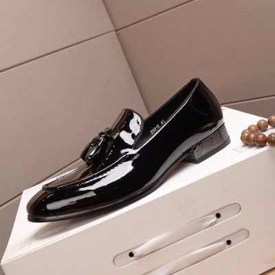 Louis Vuitton 2020 Mens Leather Loafer - 루이비통 2020 남성용 레더 로퍼 LOUS0624,Size(240 - 270).블랙