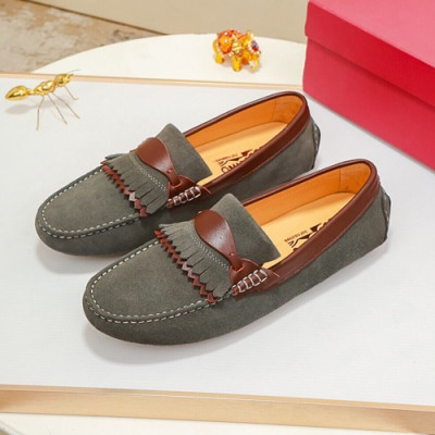 Ferragamo  2020 Mens Leather Loafer - 페라가모 2020 남성용 레더 로퍼 FGMS0205 ,Size(240 - 270).그레이