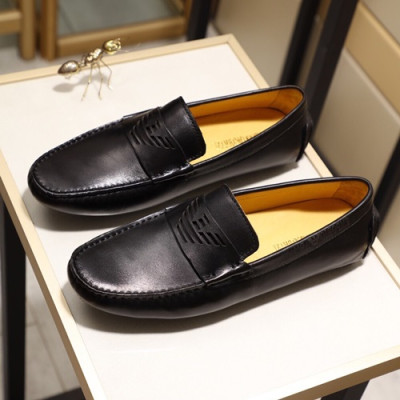 Armani 2020 Mens Leather Loafer - 알마니 2020 남성용 레더 로퍼 ARMS0149.Size (240 - 270).블랙