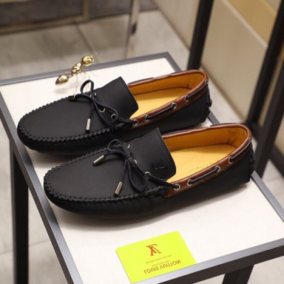 Louis Vuitton 2020 Mens Leather Loafer - 루이비통 2020 남성용 레더 로퍼 LOUS0644,Size(240 - 270).블랙