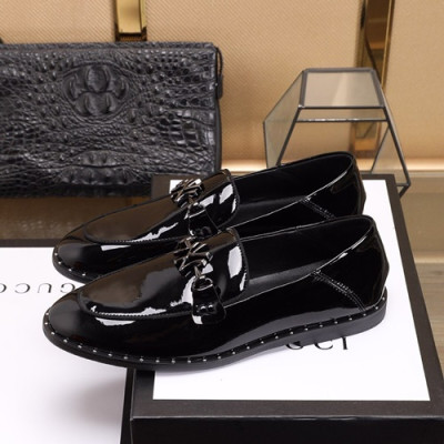 Gucci 2020 Mens Leather Loafer - 구찌 2020 남성용 레더 로퍼 GUCS0728,Size(240 - 270).블랙