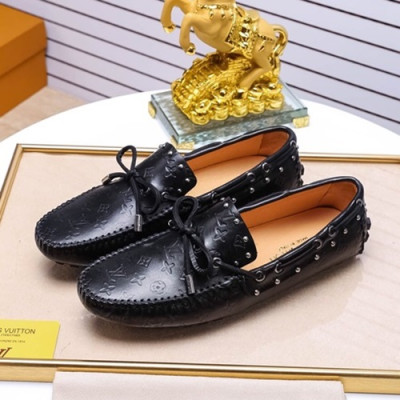 Louis Vuitton 2020 Mens Leather Loafer - 루이비통 2020 남성용 레더 로퍼 LOUS0672,Size(240 - 270).블랙