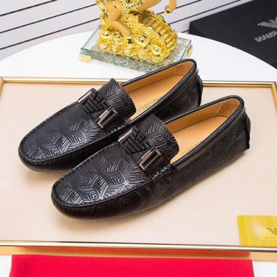 Armani 2020 Mens Leather Loafer - 알마니 2020 남성용 레더 로퍼 ARMS0158.Size (240 - 270).블랙